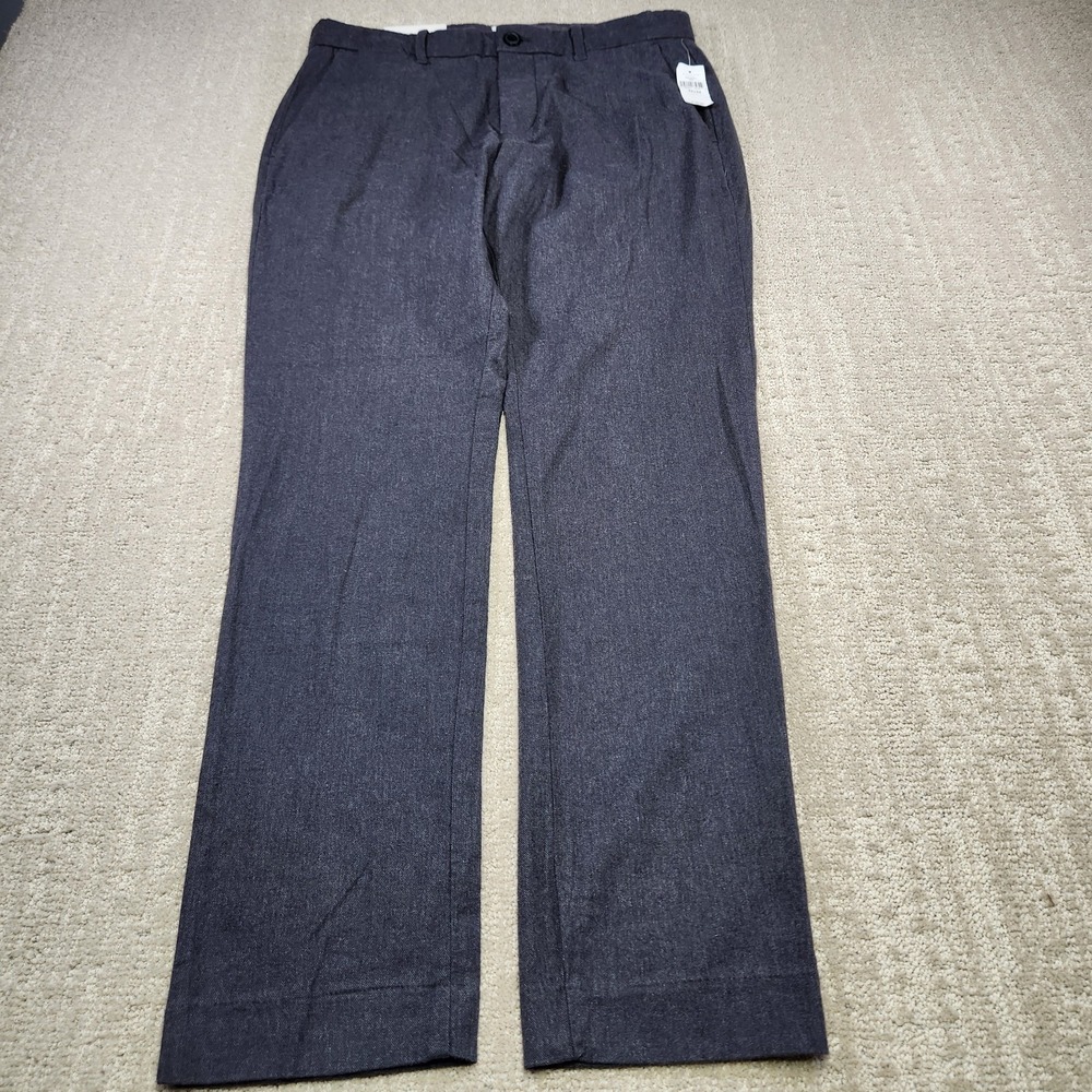 Gap Pants Men 30x30 Slim Mid Rise NEW Chino Gray Stretch‎ Buisness